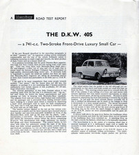 Auto Union DKW Junior 40S Road