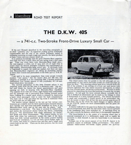 Auto union dkw junior 40s - auto,