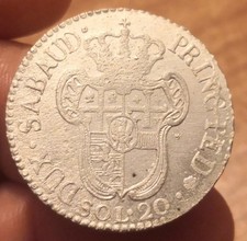 Moneta 20 Soldi 1796, Regno Di