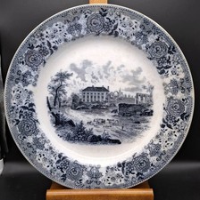 Antico grande piatto ceramica