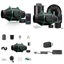 2025 Mars Hydro 4''6'' Ifresh condotto ventilatore in linea combinato/filtro al carbonio per tenda da coltivazione