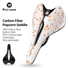 WEST BIKING Fibra di Carbonio Sella Bici Cava Corsa Ciclismo Sedile Cuscino