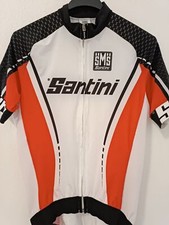 maglia SHIRT CYCLING ciclismo originale vintage team SANTINI SLEEK  tg M