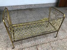 Lettino da bimbo d'epoca in ferro inizio 900
