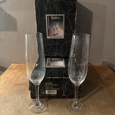 Finland Iittala 4 Kolibri Bicchieri flute H 22  Nuutajärvi Design Timo Sarpaneva