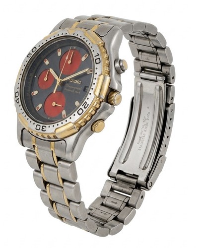 Reloj seiko 7t32 6b89 quartz - reloj,