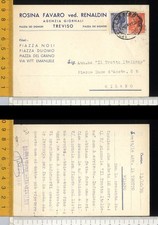 20733] TREVISO - COMMERCIALE AGENZIA GIORNALI FAVARO - 1959