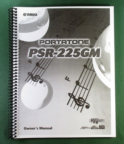 Yamaha psr 225gm - yamaha, instruction