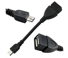 Cavo Micro USB da host a USB Adattatore OTG per Samsung Galaxy Google Nexus HTC Sony