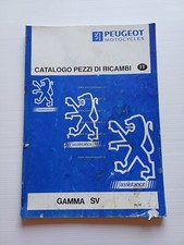 Peugeot 50 gamma modelli SV 1997 catalogo ricambi scooter originale