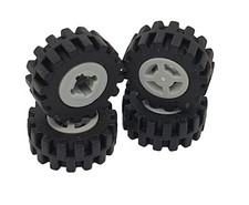4 Pezzi LEGO Pneumatici, Ruote