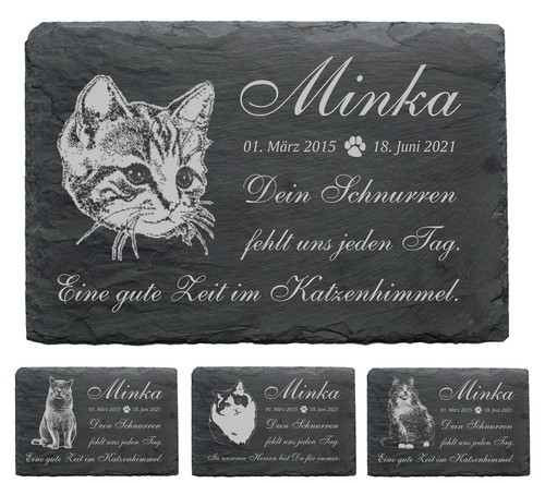 Lapide per animali - , gatto