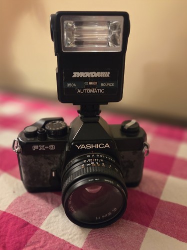 Yashica fotocamera reflex - fx-3,