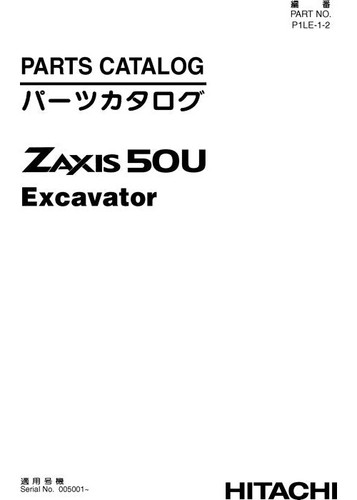 Catalogo ricambi escavatore