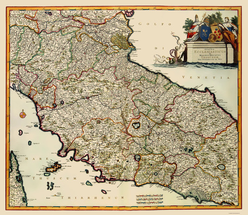 Mappa storica regione - storica,