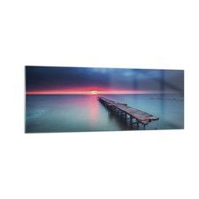 Quadro vetro 140x50cm ponte - quadro, su