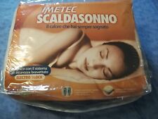Imetec Termocoperta Matrimoniale - MAI USATA! Tepore regolabile separatamente.