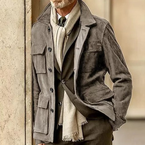 Giacca pelle grigio - giacca,