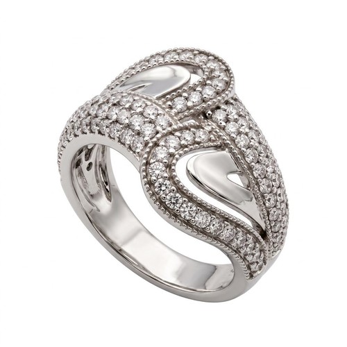 Anello oro 750 bianco - anello,