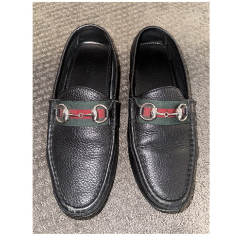 Mocassini gucci horsebit logo - gucci,