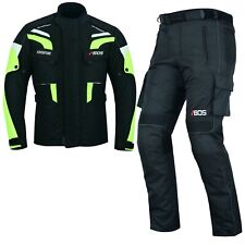 Tuta Moto Uomo 2 Pezzi Biker Con Protezioni Abbigliamento Moto