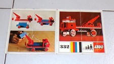 LEGO System ISTRUZIONI 332 Carro attrezzi Tow truck - manuale libretto 1967