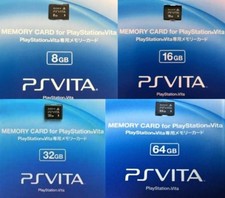 Scheda di memoria SONY ORIGINALE Playstation PSV PS Vita formattata 64 32 16 8 GB
