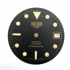 QUADRANTE TAG HEUER PROFESSIONAL 200 METRI QUARZO nero DATA vintage