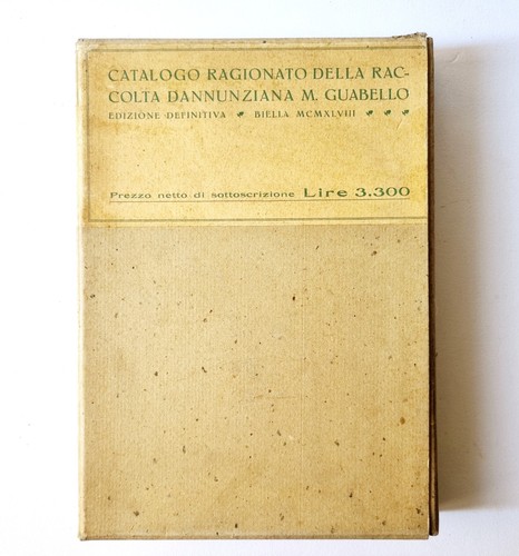 Annunzio catalogo ragionato - d'annunzio:,