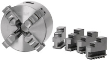 MANDRINO AUTOCENTRANTE DI PRECISIONE 100 MM PER TORNIO 4 + 4 GRIFFE  OPTIMUM