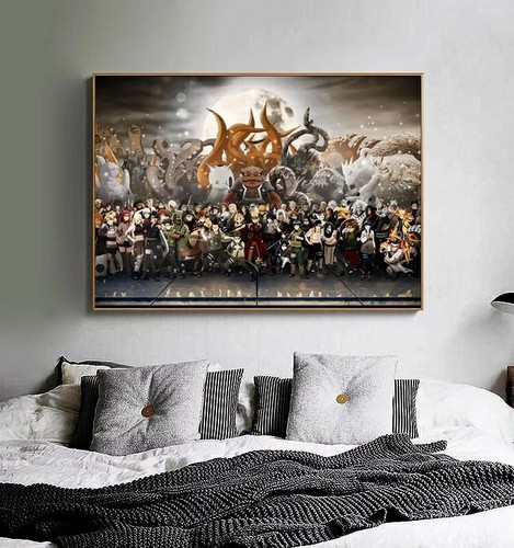 Poster naruto tela cotone - poster,