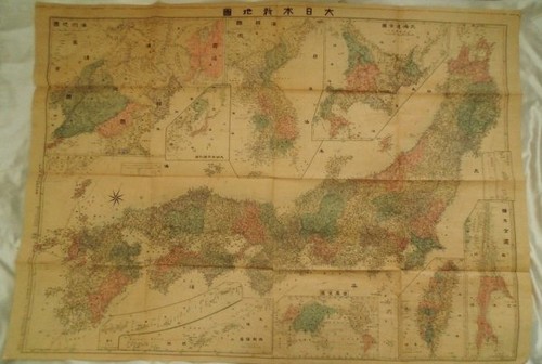 Grande antica mappa del mondo