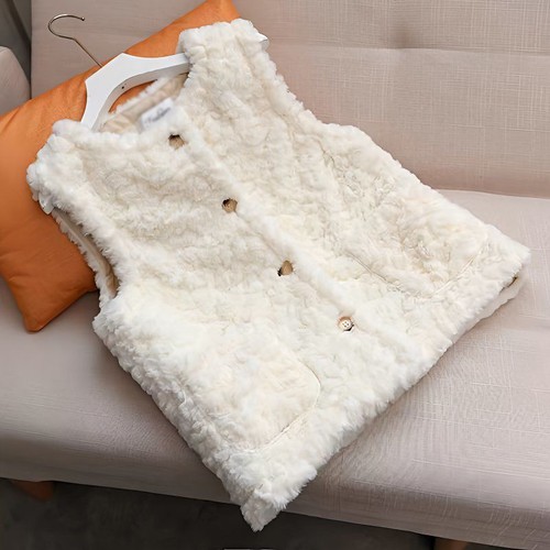 Cappotto gilet pelliccia