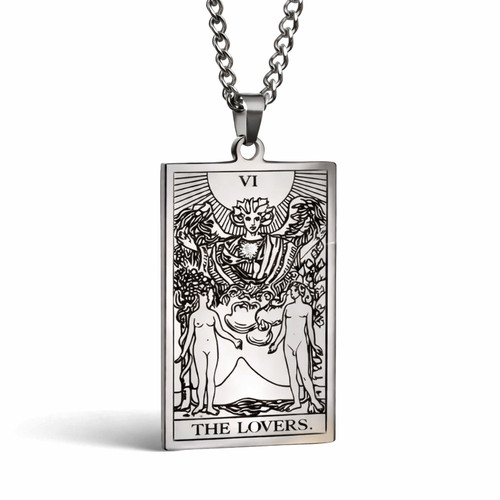 Collana con ciondolo - , tarocchi