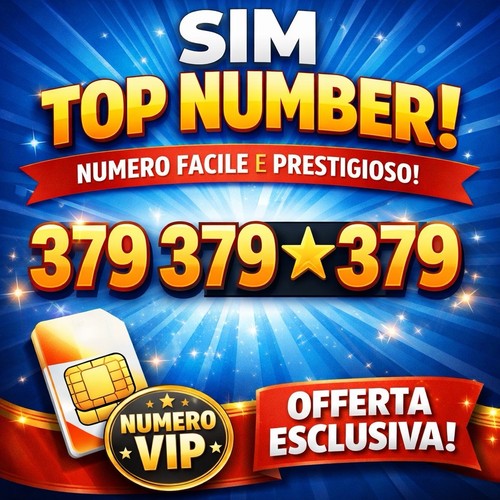 Sim top number numero - number, ho