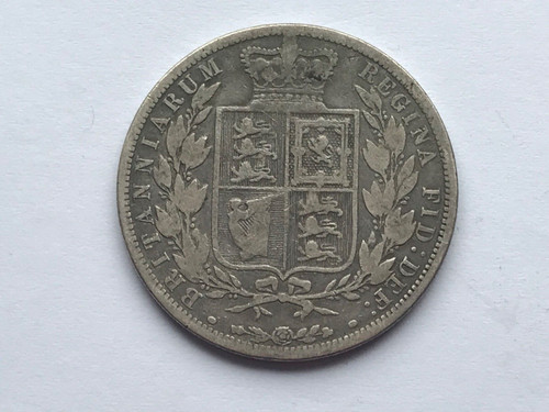 Victoria half crown 1883 - half-crown,