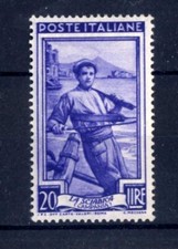ITALIA - 1950 - Serie "Italia al Lavoro" - 20 L. - Campania, la sciabica MNH**