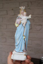 Antica statuina statua madonna