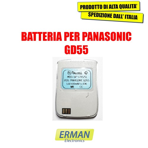 Batteria per panasonic gd55 - per,