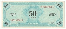50 AM LIRE SERIE 1943 ITALIANO