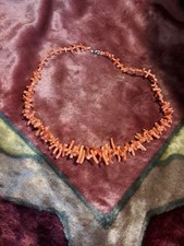 Collana vintage corallo ramo