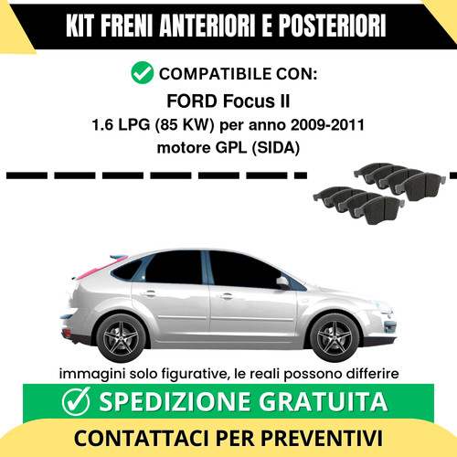 Pastiglie freno ant post - freno,