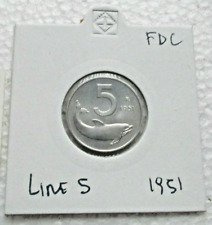 MONETA 5 LIRE 1951 FDC
