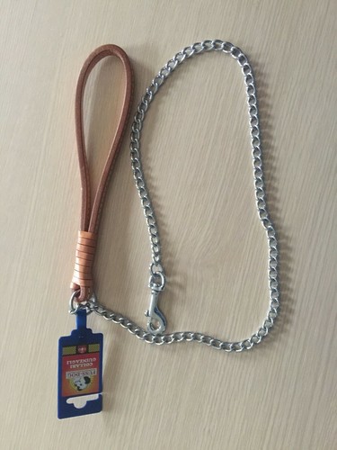 Guinzaglio con catena manico - con,
