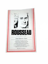 V4465 ROUSSEAU LA VITA IL PENSIERO LE OPERE - CLAIRE SALOMON BAYET - BIBLIOTECA 