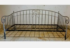 Divano letto in ferro PIENO forgiato e battuto a MANO mod. Free