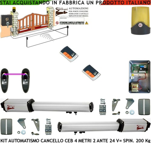 Kit automazione cancello mt - cancello, 4