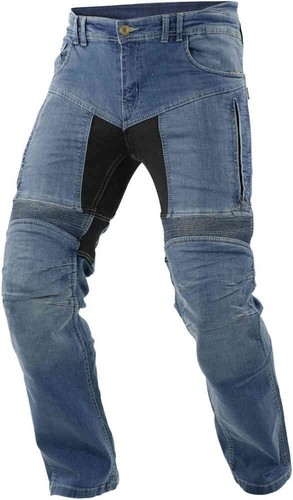 Jeans pantaloni moto con