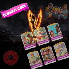 Set Cornets cool x 1 set complet coin master