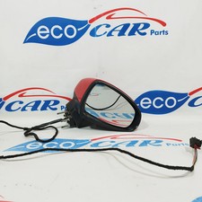 Specchietto retrovisore dx rosso Audi A1 2011 5 fili cod. 262055-2-07b ecoAC1247